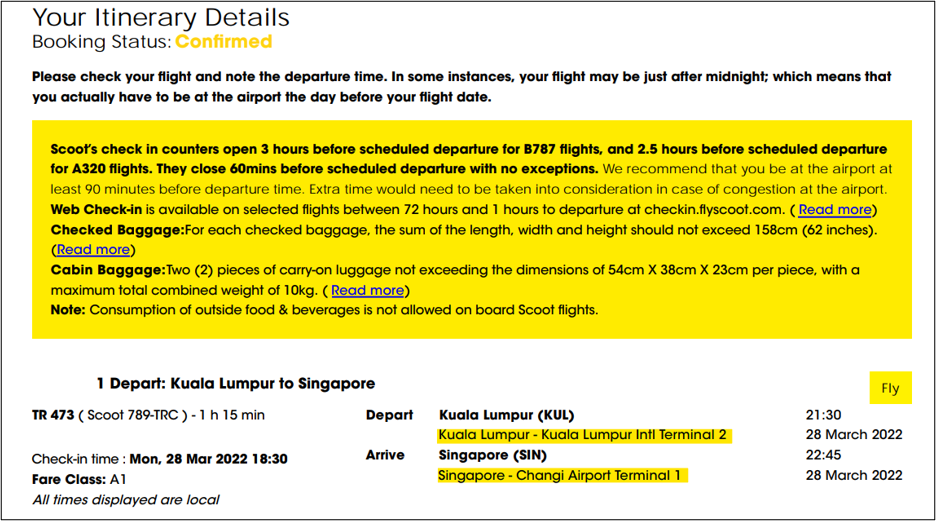 How do I check what terminal my flight is?